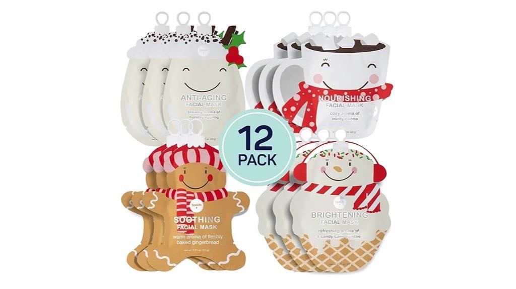 12 pack holiday face masks