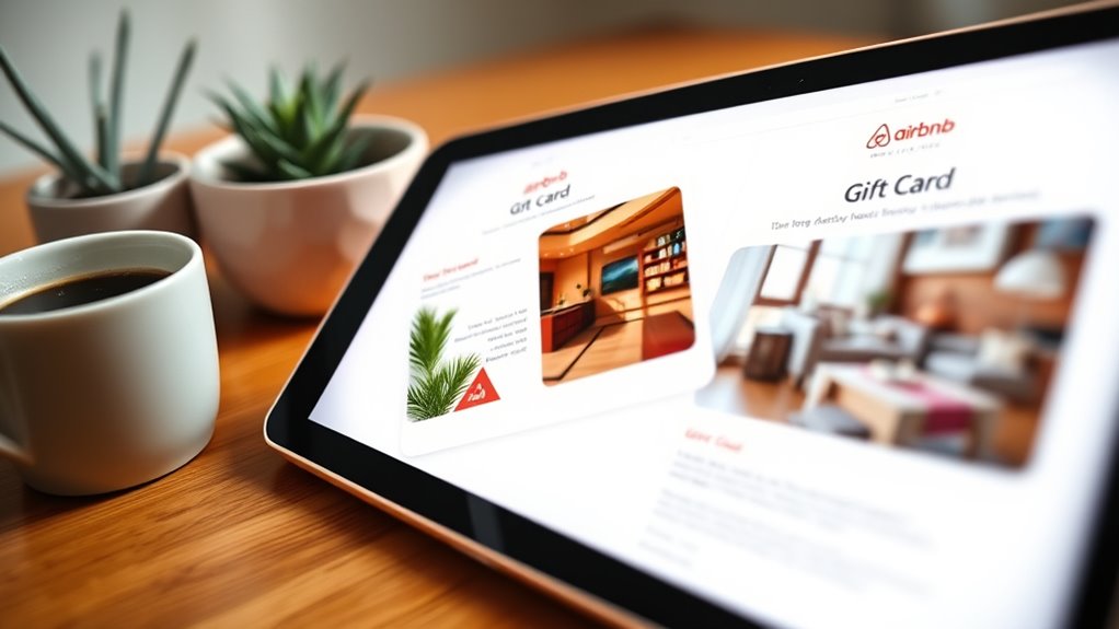 airbnb gift card delivery