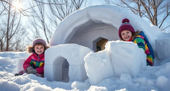 build a basic snow fort