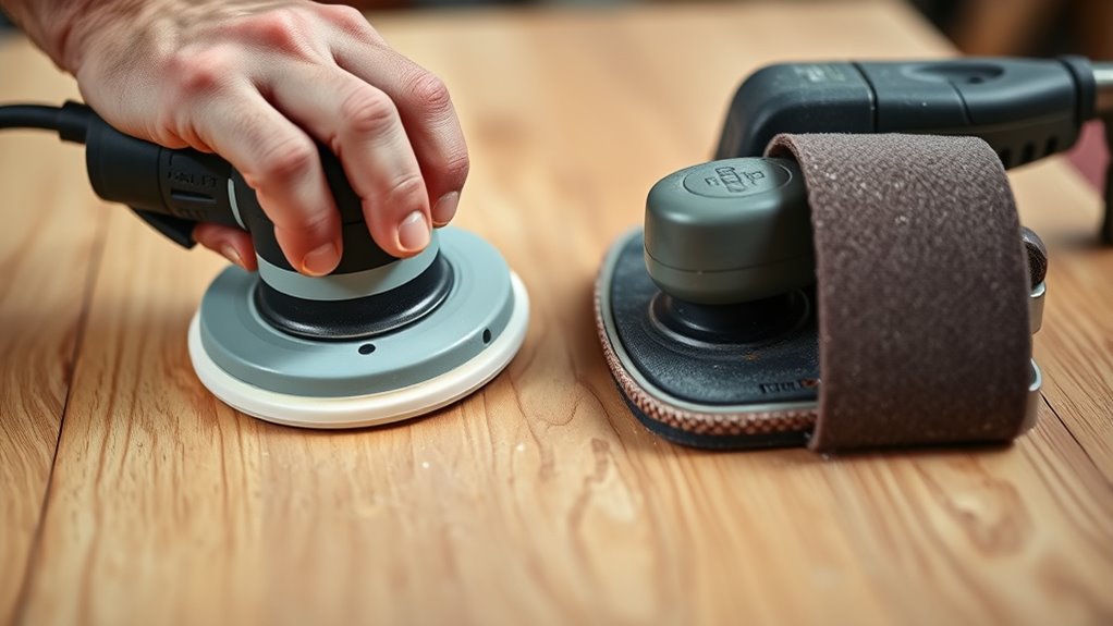 choose appropriate sanding tools