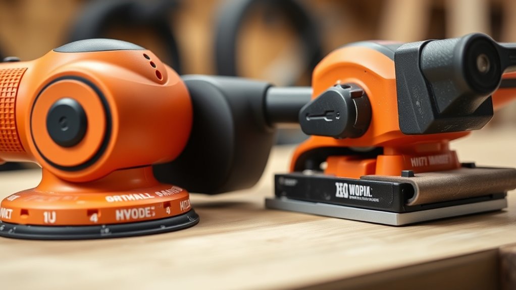 choose suitable sander features