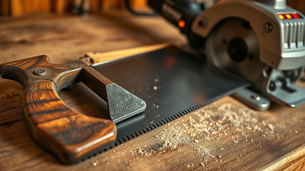 choosing manual versus powered saws