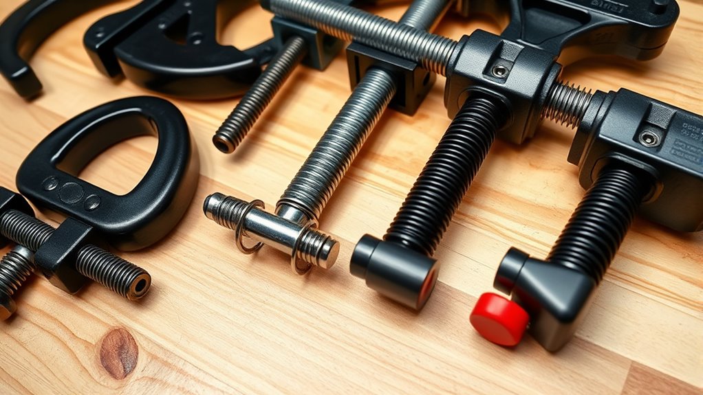 clamp styles vary versatility