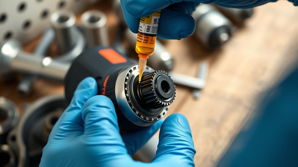 consistent proper lubrication routine