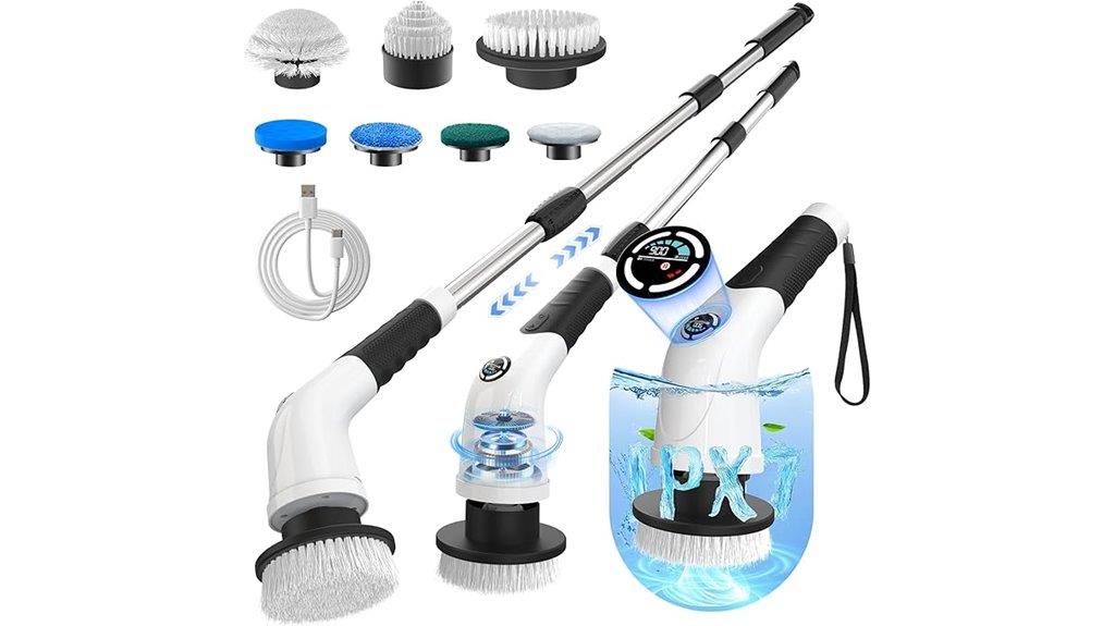cordless multi head cleaning device