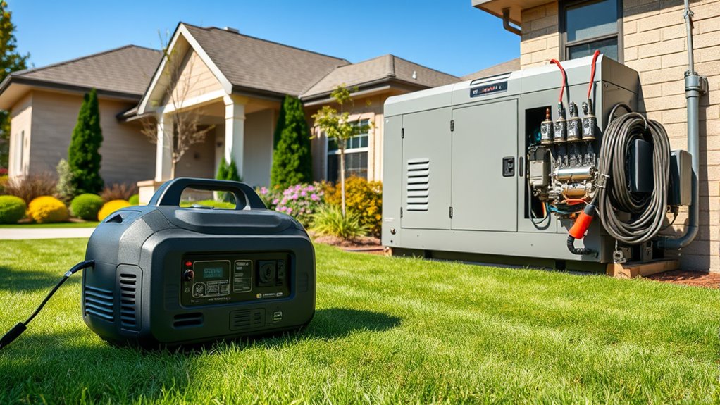 cost comparison for generators