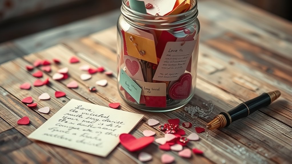 create a heartfelt memory jar