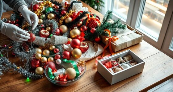 decorations packing holiday cleanup