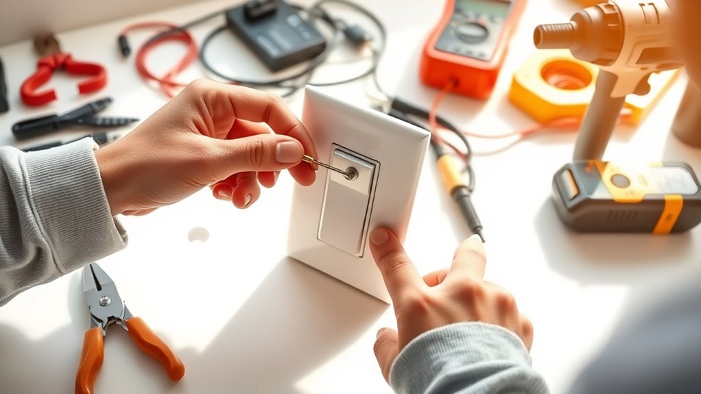 diy electrical fixture updates