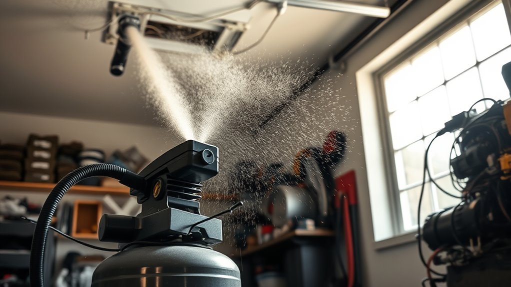 effective garage dust removal