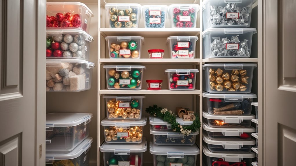 effective holiday decoration organization