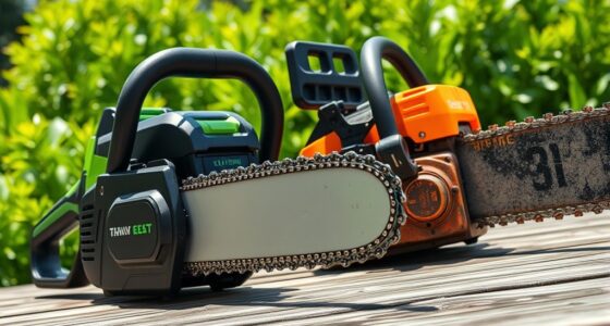 electric or gas chainsaw