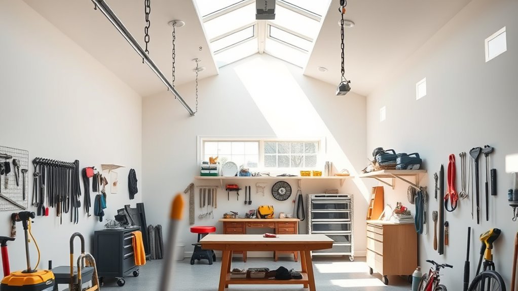 enhance garage natural lighting