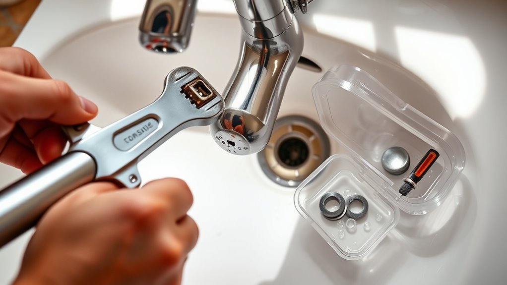 fixing faucet and toilet leaks