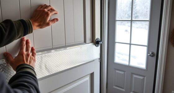 garage door winter insulation