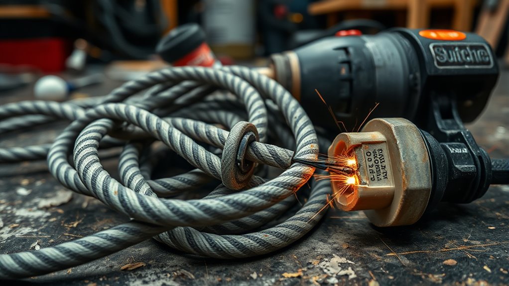 inspect cords for damage