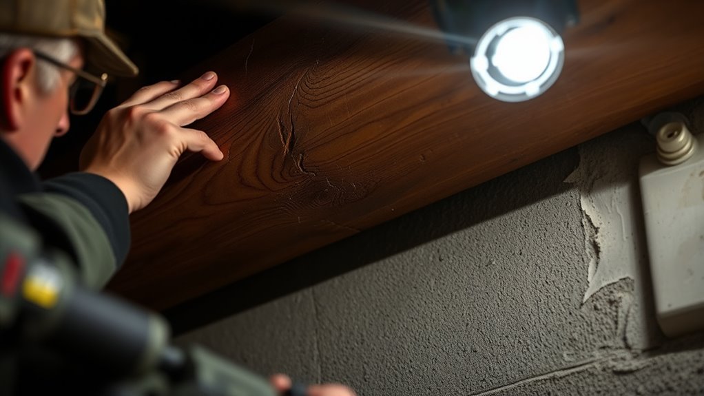 inspect for structural damage