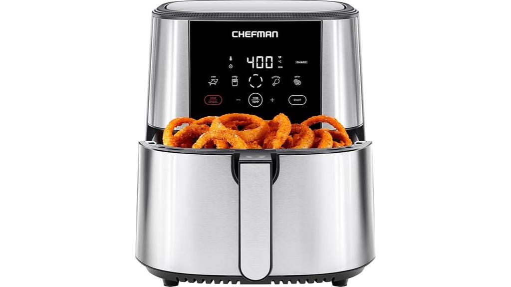 large touch screen fryer