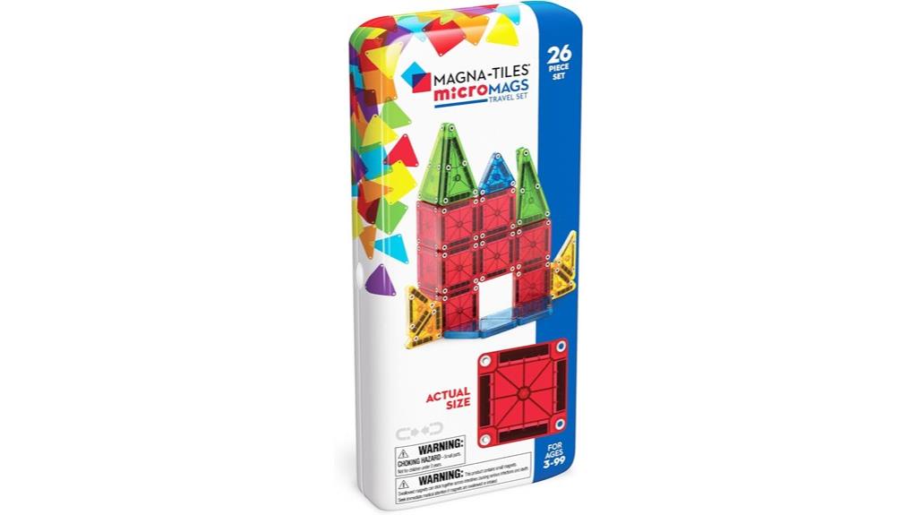 magna tiles travel magnetic set
