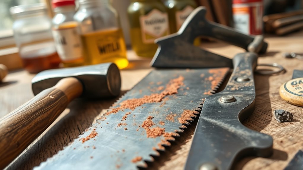 maintain dry protected tools