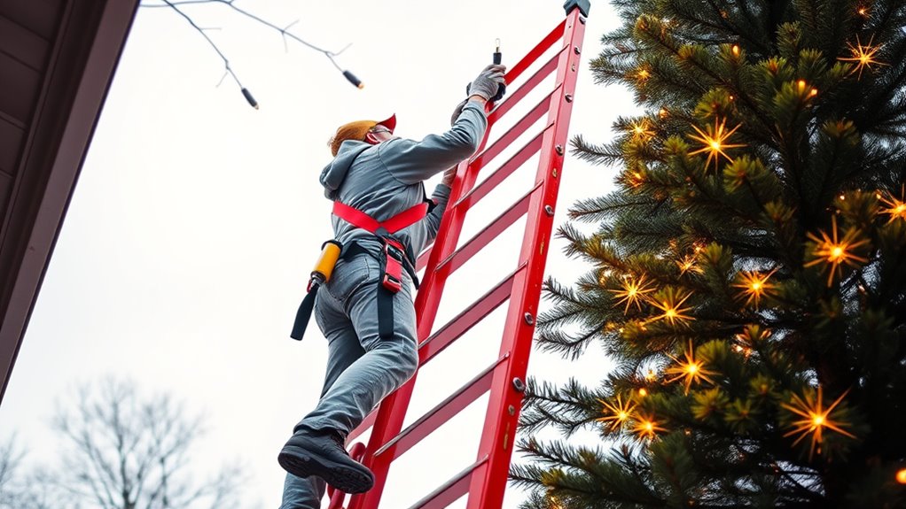 maintain three points contact