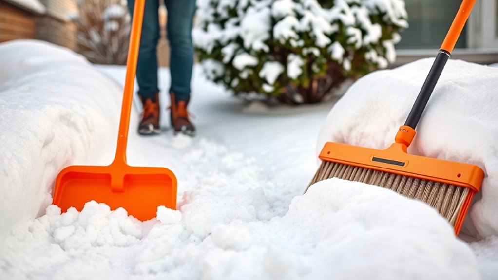 manual snow removal tips