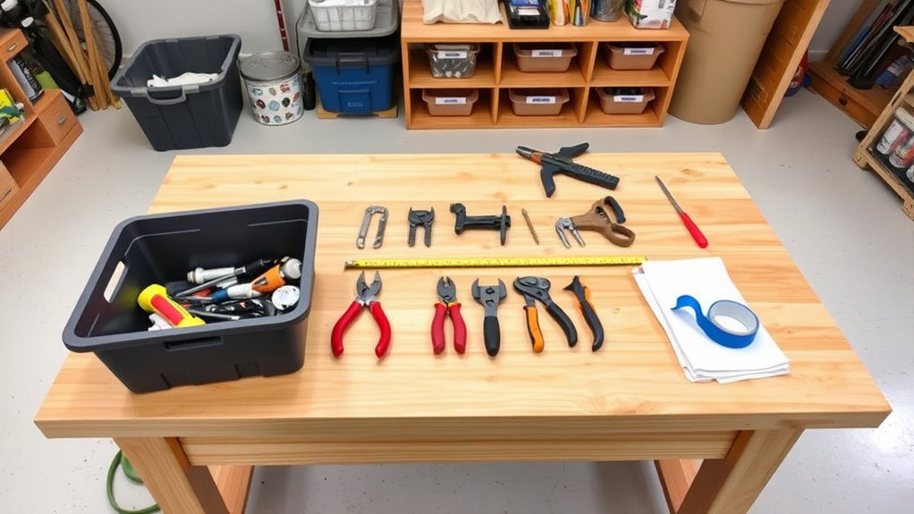 organize clean ensure safety