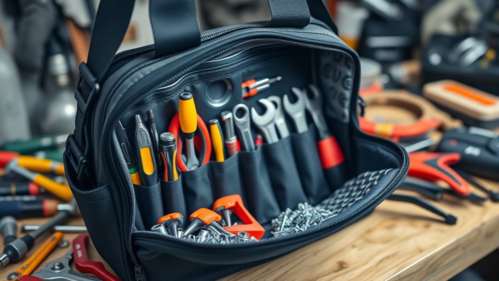 organized accessible ergonomic tools