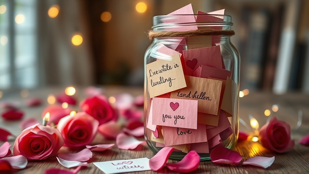 personalized love note jar