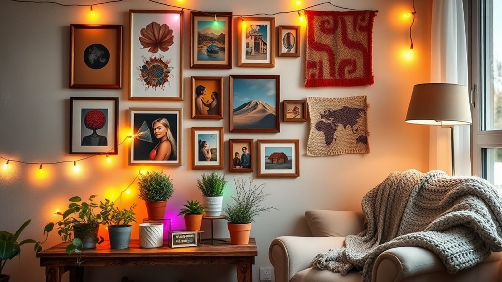 personalized wall art display