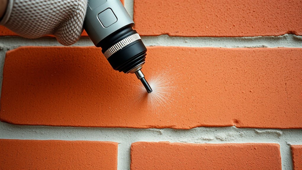 prepare surface mark and drill