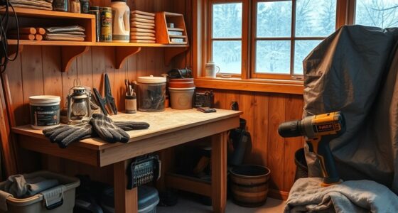 prepare tools for winter