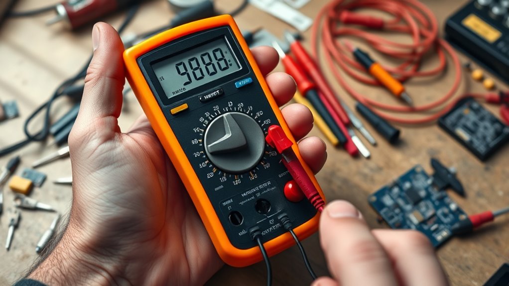 proper multimeter setup procedures