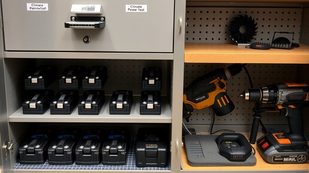 proper tool storage environment