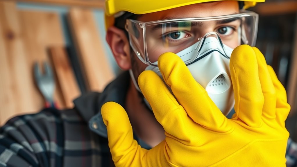 properly fitting safety gear