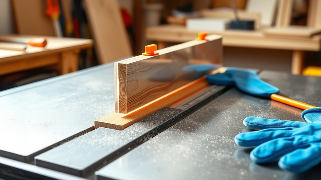 safe table saw operation