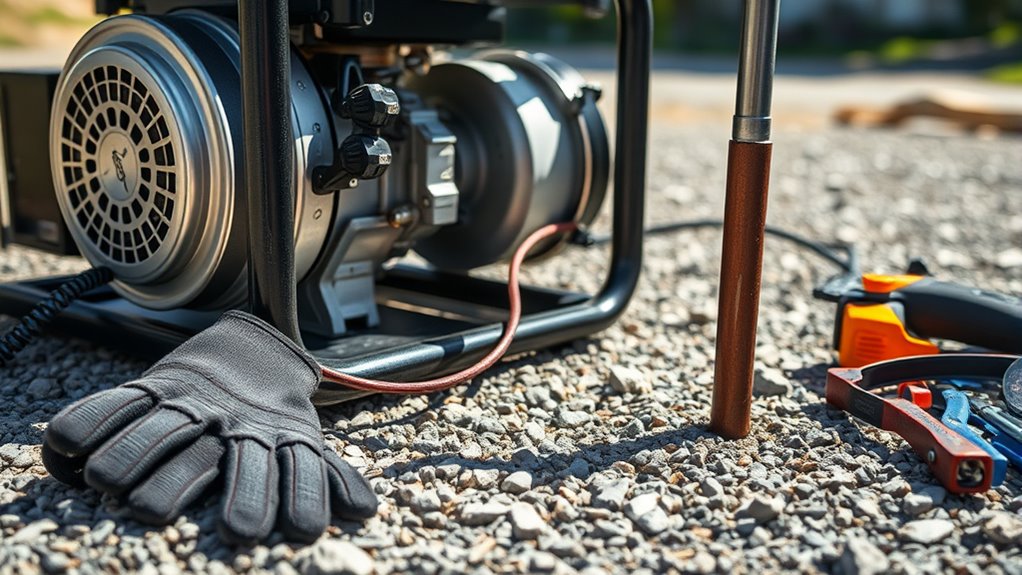 secure proper grounding connections