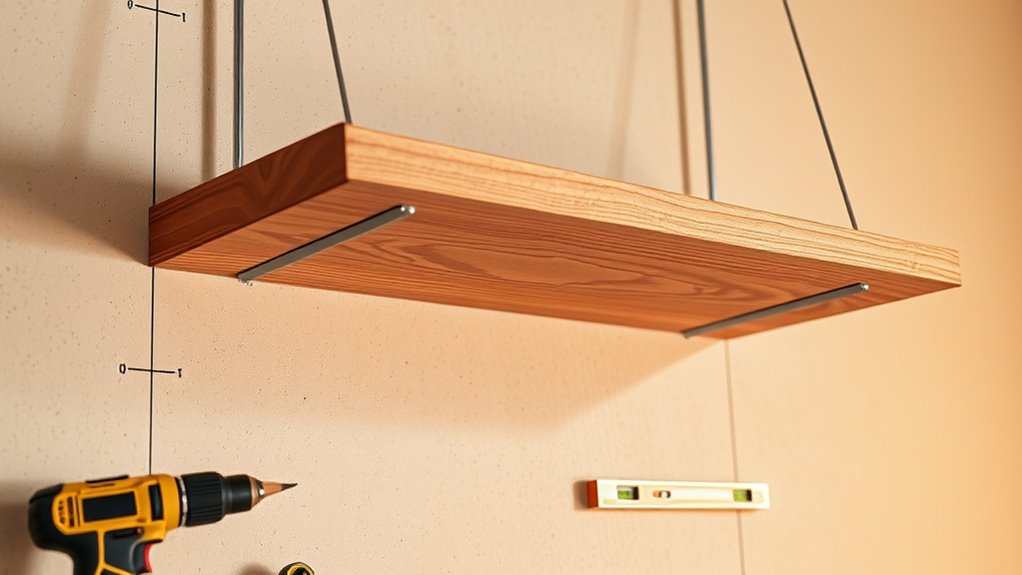 securely mount shelves properly