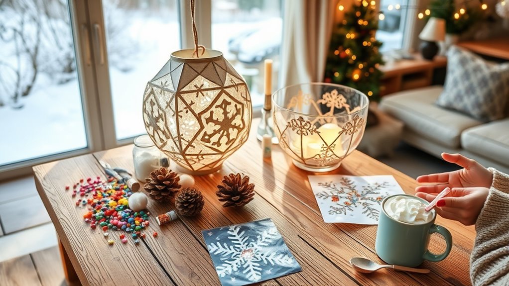 snow inspired winter art