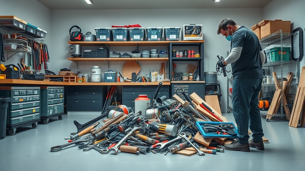 sort clean calibrate organize