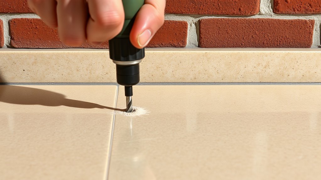 tailored drilling for tile