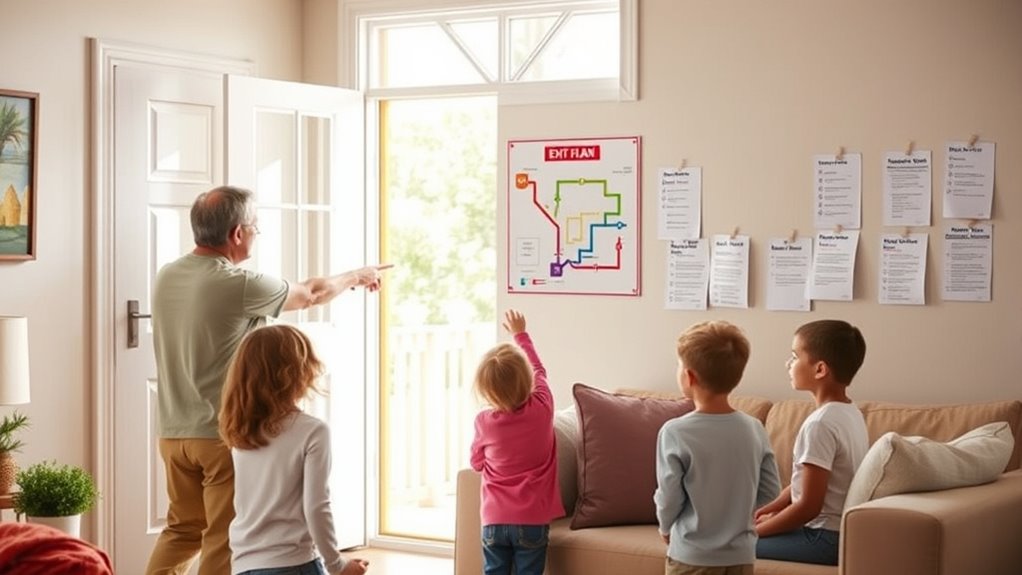 update and practice emergency exits