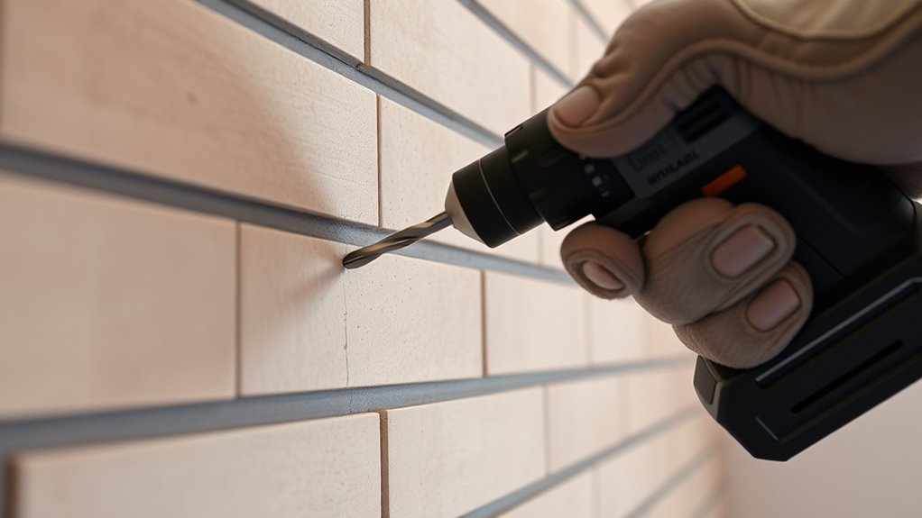 use proper drilling techniques