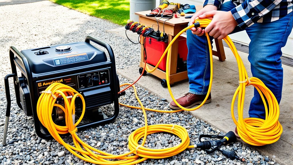 use proper safe extension cords