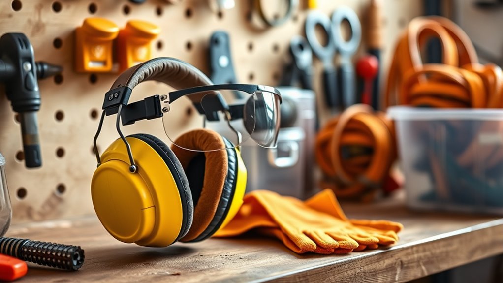 wear and maintain safety gear