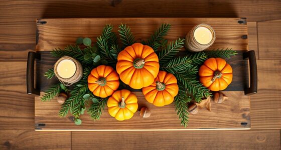 wooden thanksgiving centerpiece