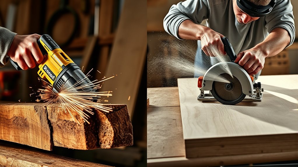 blade types and power sources