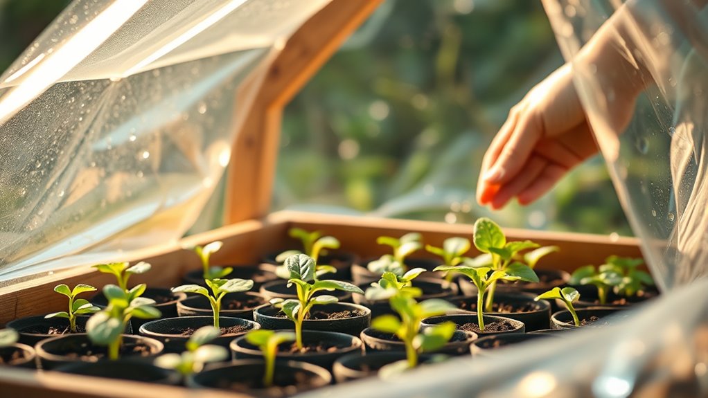 build a diy seed start greenhouse