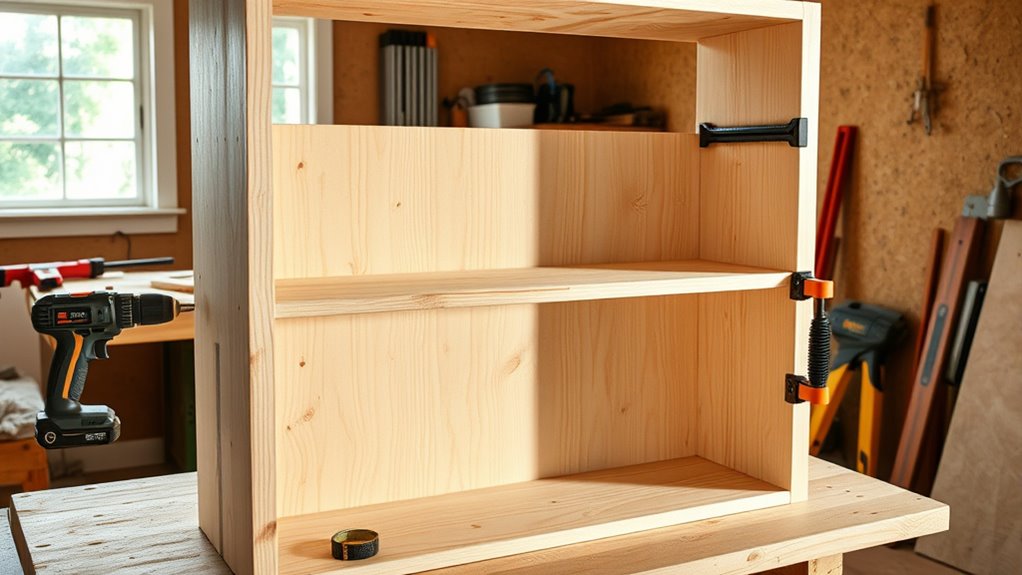 build a simple sturdy bookshelf