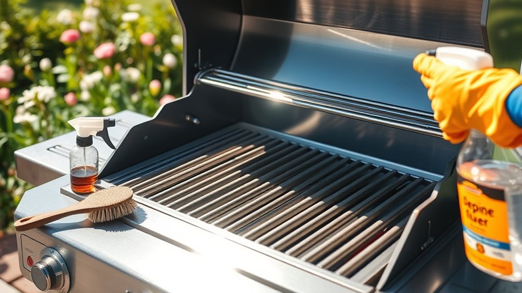 clean grill before grilling